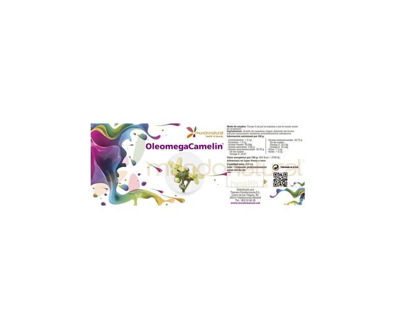 Oleomega Camelin 200 ml Mundonatural