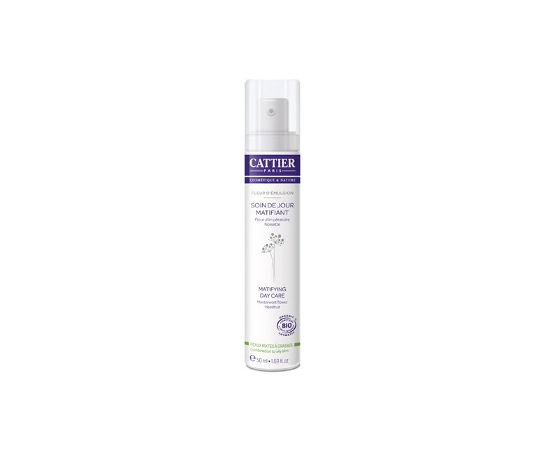 Crema Matificante Día Piel Mixta - Grasa 50 ml de crema Cattier
