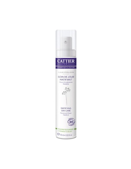 Crema Matificante Día Piel Mixta - Grasa 50 ml de crema Cattier
