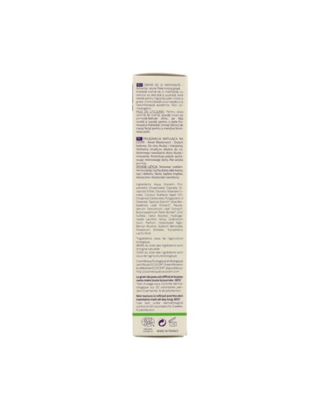 Crema Matificante Día Piel Mixta - Grasa 50 ml de crema Cattier