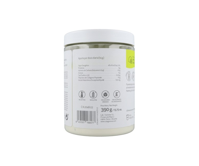 Colagenova movility - colágeno con Ácido Hialurónico 390 g de polvo Vaminter