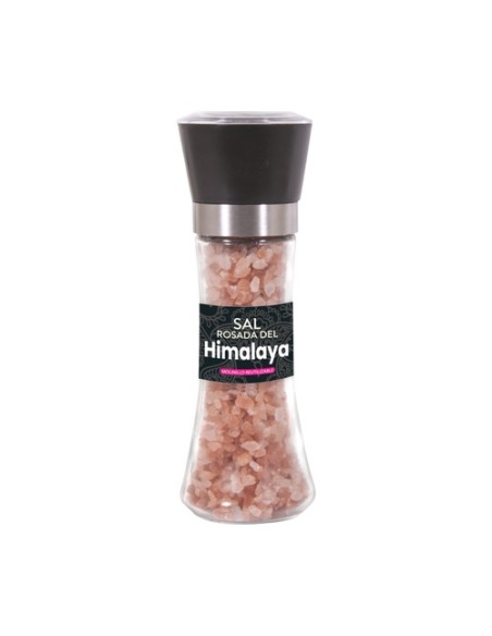 Molinillo de cristal con sal del Himalaya 200 g Sol Natural