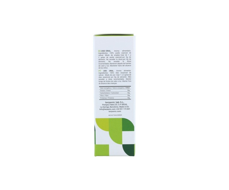 Aceite Esencial Vetiver 5 ml de aceite esencial Terpenic