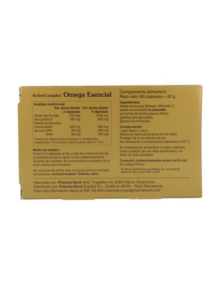 Activecomplex Omega Esencial 60 cápsulas Pharma Nord