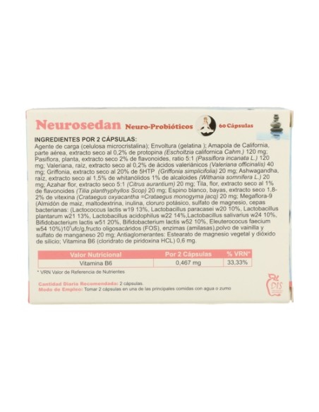 Neurosedan 60 cápsulas Dis