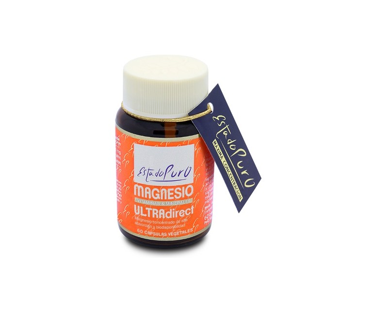 Magnesio ultradirect 60 cápsulas vegetales de 745.46 mg Estado Puro