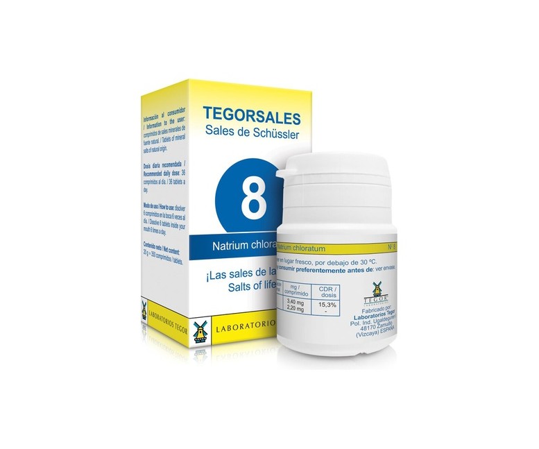 Natrium-Chlor D6 Sales 8 350 comprimidos Tegor