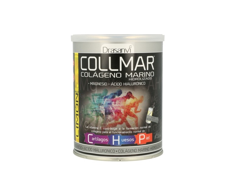 Collmar colágeno marino con magnesio (sabor limón) 300 g de polvo (Limón) Drasanvi