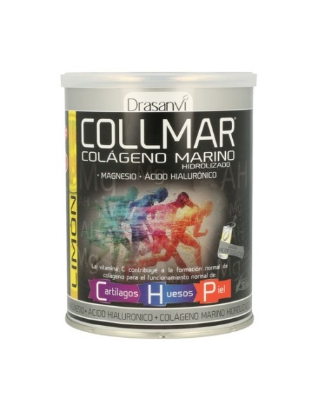 Collmar colágeno marino con magnesio (sabor limón) 300 g de polvo (Limón) Drasanvi