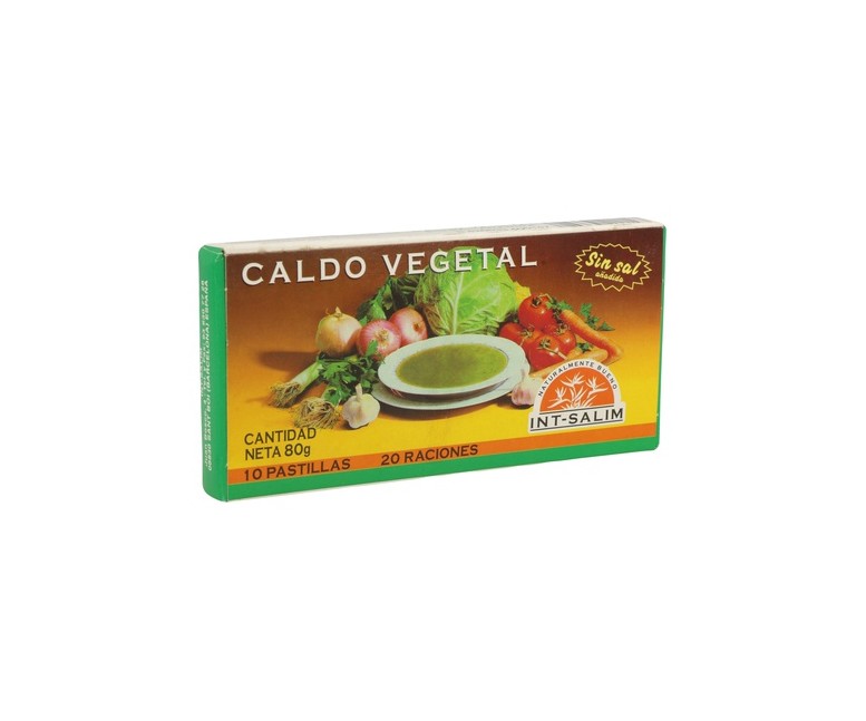 Caldo Vegetal sin sal añadida 10 unidades Int-Salim