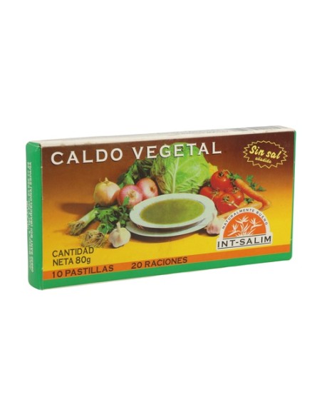 Caldo Vegetal sin sal añadida 10 unidades Int-Salim