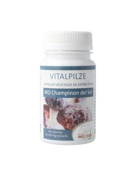 Champiñon del Sol (Agaricus Blazei) Bio 60 cápsulas Pilze Wohlrab