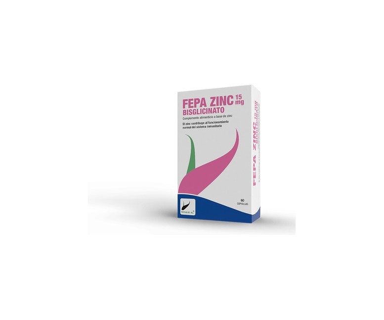 Fepa-zinc 15 mg 60 cápsulas Fepa