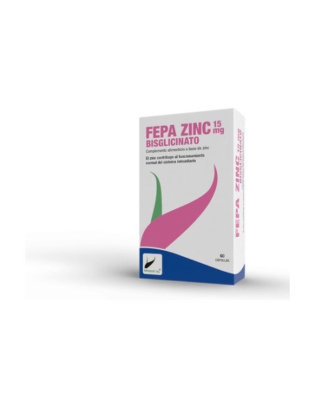 Fepa-zinc 15 mg 60 cápsulas Fepa