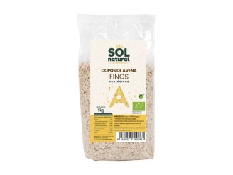 Copos de avena integral finos formato familiar Bio