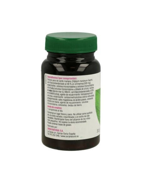 Green vit&min 01 cardo mariano 30 comprimidos Soria Natural