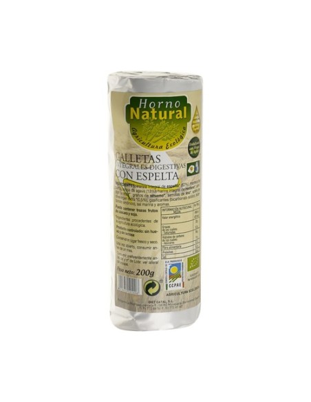 Bio galleta digestiva espelta 200 g (Espelta) Horno Natural