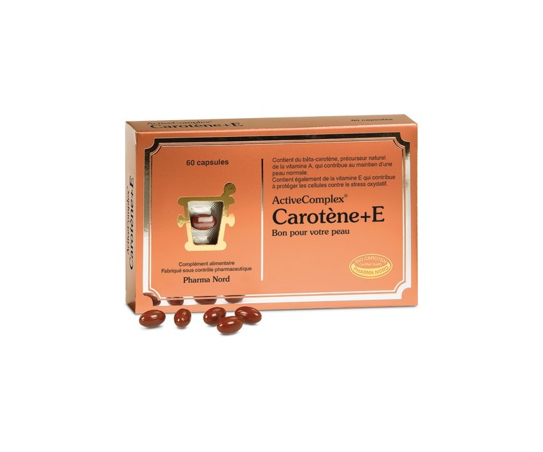 Activecomplex Caroteno + E 60 comprimidos Pharma Nord
