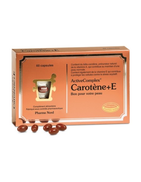 Activecomplex Caroteno + E 60 comprimidos Pharma Nord