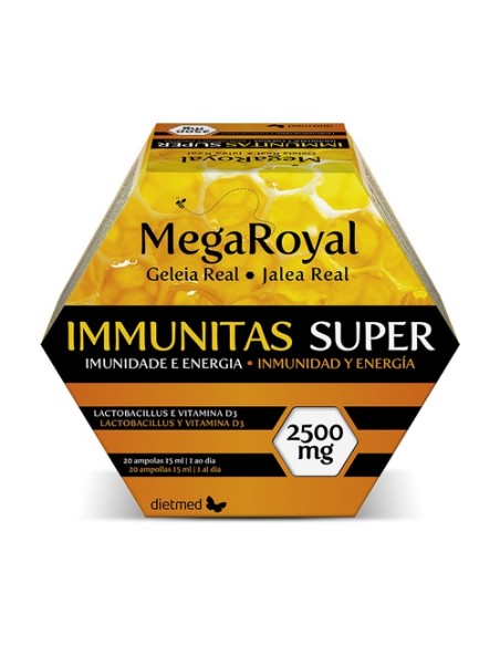 Megaroyal immunitas súper 20 ampollas Dietmed