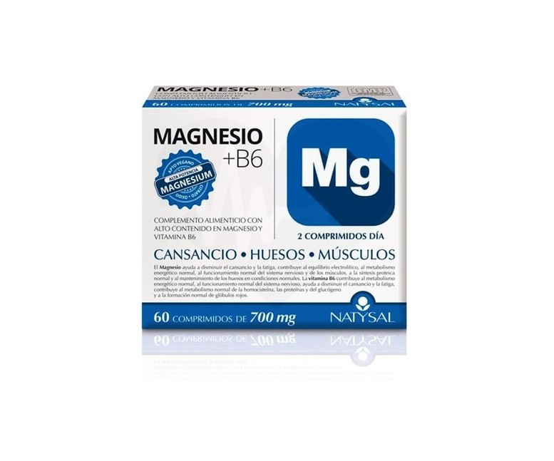 Magnesio + B6 60 comprimidos Natysal