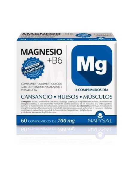 Magnesio + B6 60 comprimidos Natysal