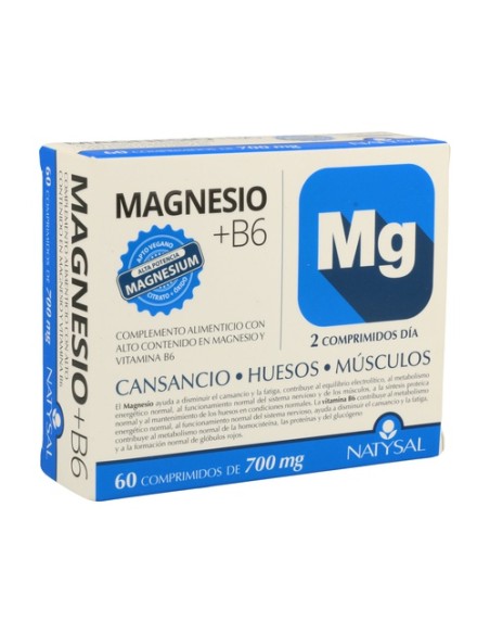 Magnesio + B6 60 comprimidos Natysal
