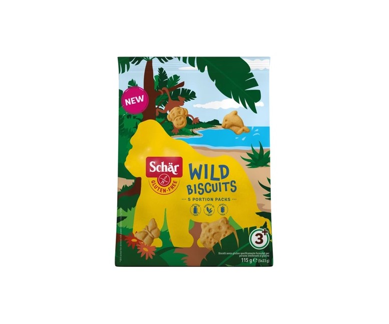Galletas Wild biscuits sin gluten 115 g Schär
