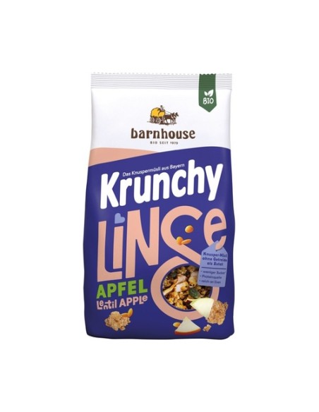 Muesli krunchy proteico lentejas y manzana 325 g Barnhouse