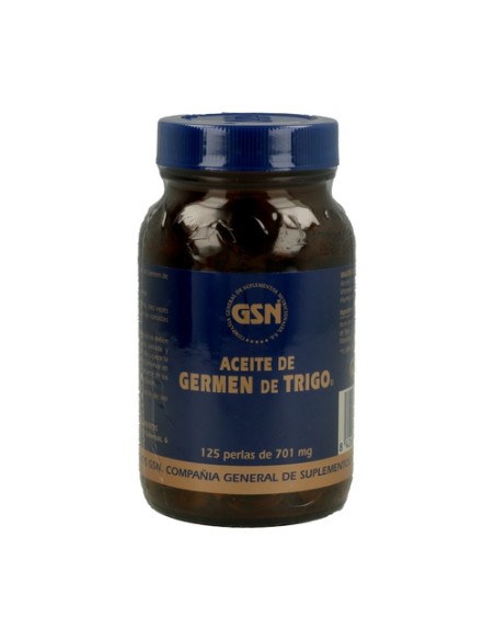Aceite Germen Trigo 125 perlas de 500mg Gsn