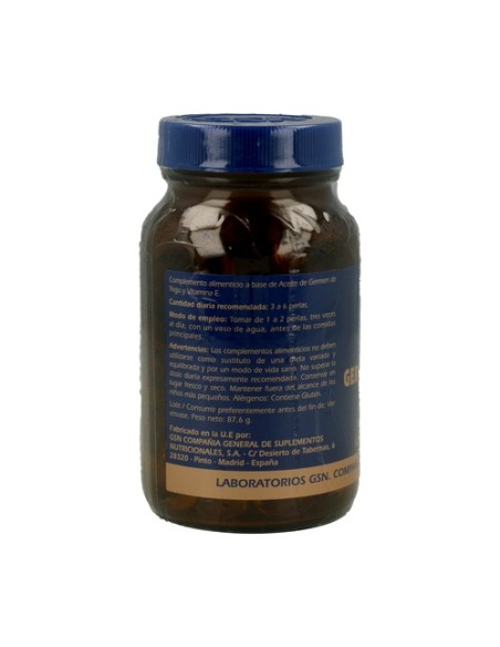 Aceite Germen Trigo 125 perlas de 500mg Gsn