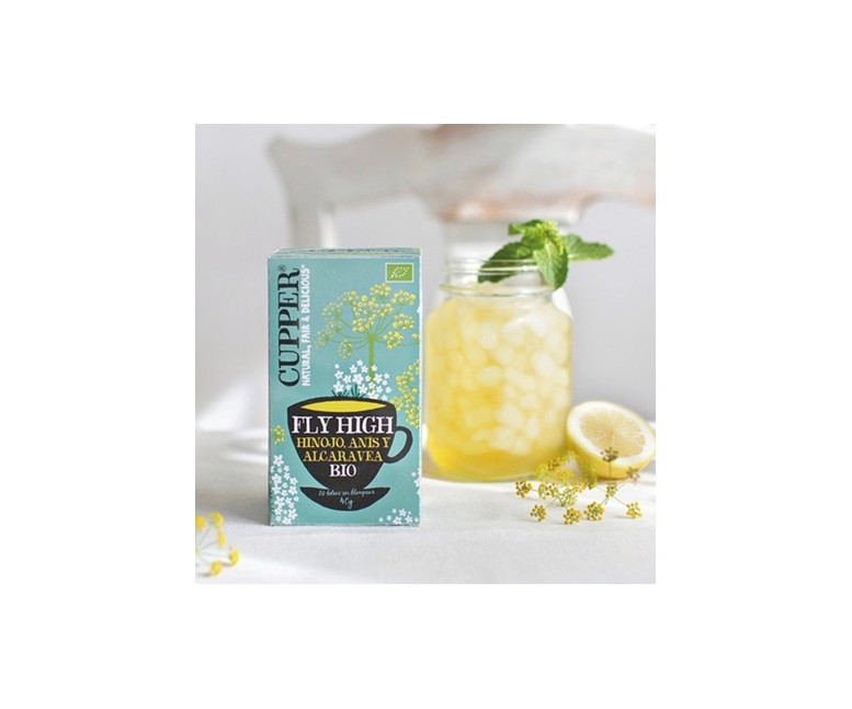 Infusión hinojo y anís Bio 20 bolsitas infusoras Cupper