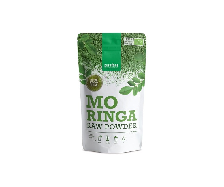 Moringa en polvo bio 200 g Purasana