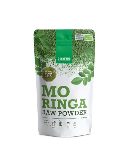 Moringa en polvo bio 200 g Purasana