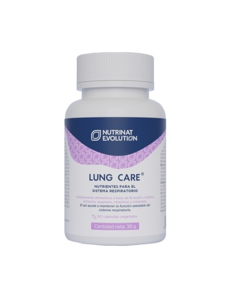 Lung Care vias respiratorias 60 cápsulas vegetales Nutrinat Evolution