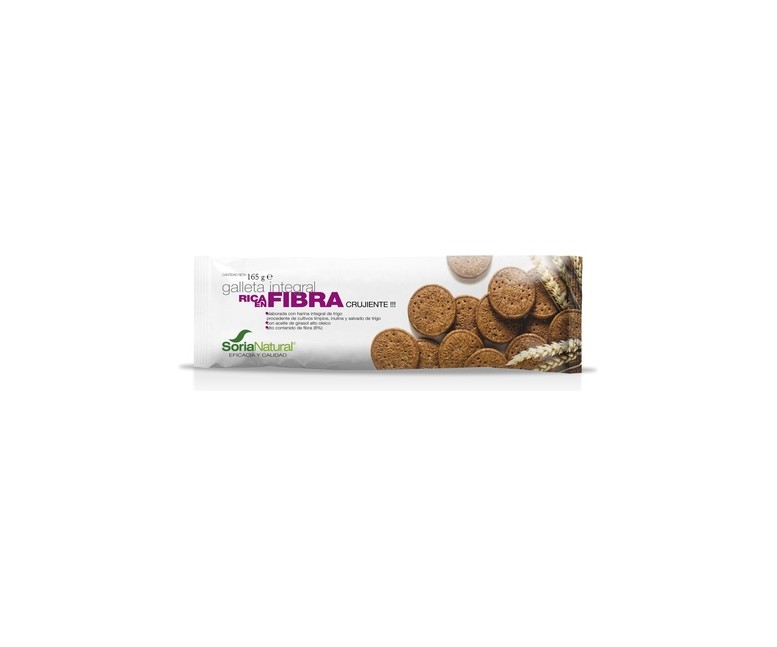 Galleta integral rica en fibra 165 g Soria Natural