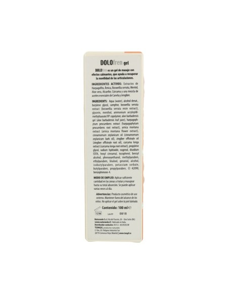 Dolofren gel articulaciones 100 ml de gel Naturando