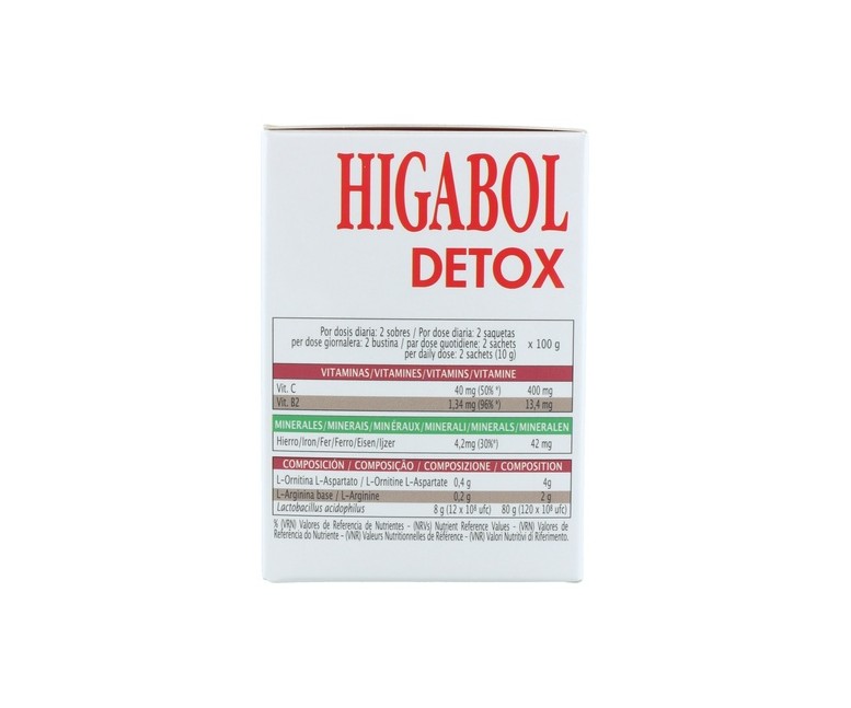 Higabol Detox 20 sobres de 5g Abad