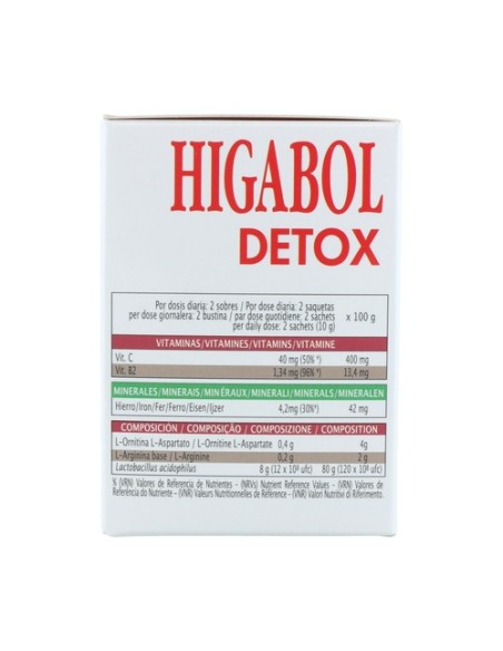 Higabol Detox 20 sobres de 5g Abad