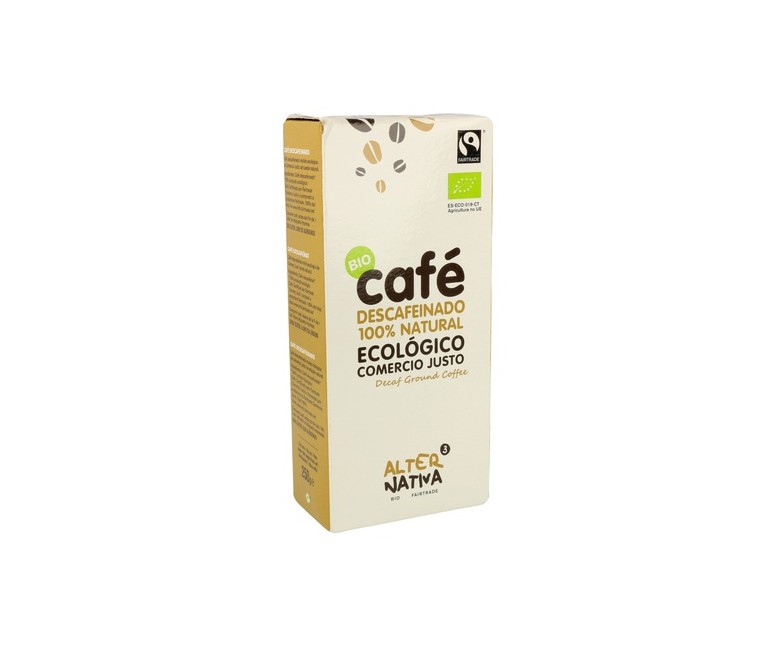 Café Molido Descafeinado Bio Comercio Justo 250 g Alternativa3