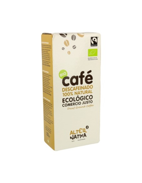 Café Molido Descafeinado Bio Comercio Justo 250 g Alternativa3