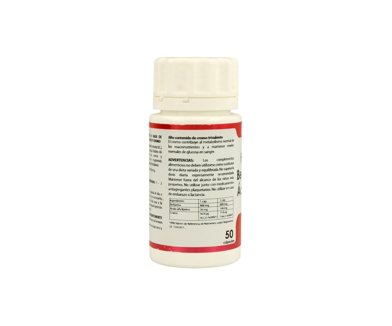 Berberina con ácido lipoico Holomega 50 cápsulas Equisalud