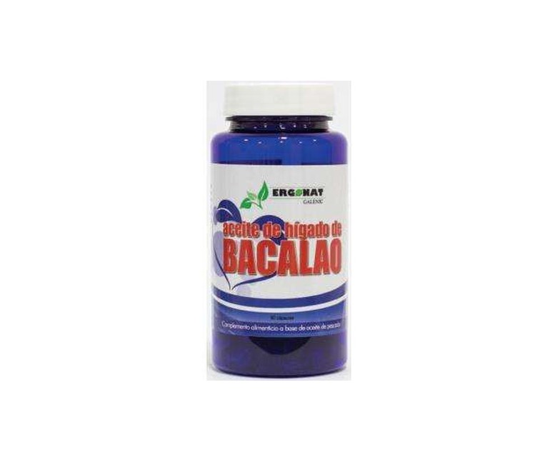 Aceite de Higado de Bacalao 90 cápsulas Ergonat