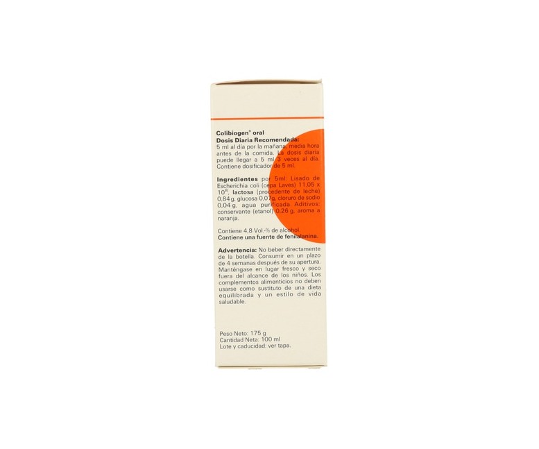 Colibiogen Oral 100 ml (Naranja) Margan