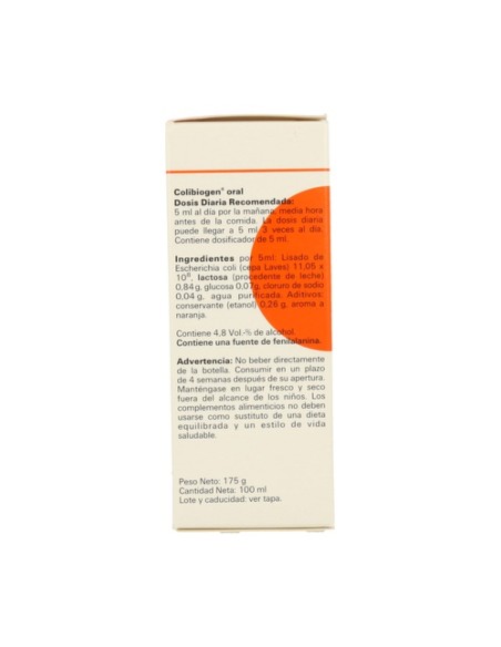 Colibiogen Oral 100 ml (Naranja) Margan