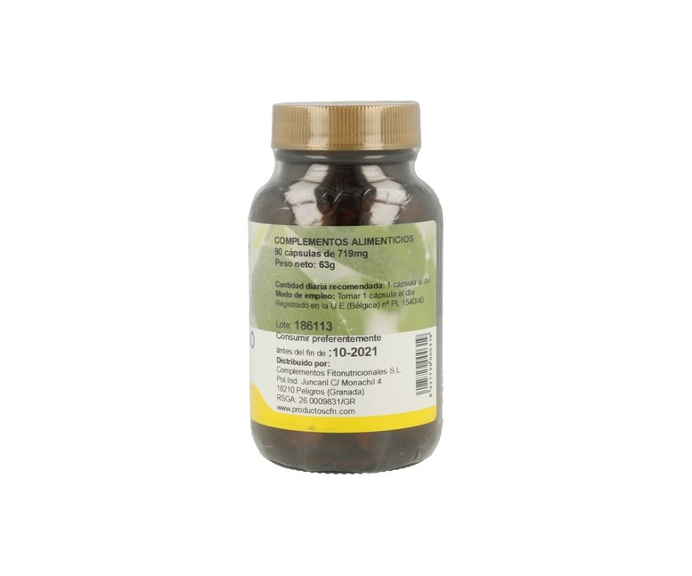 Ajo, Espino Blanco y Olivo 90 cápsulas de 719mg Cfn
