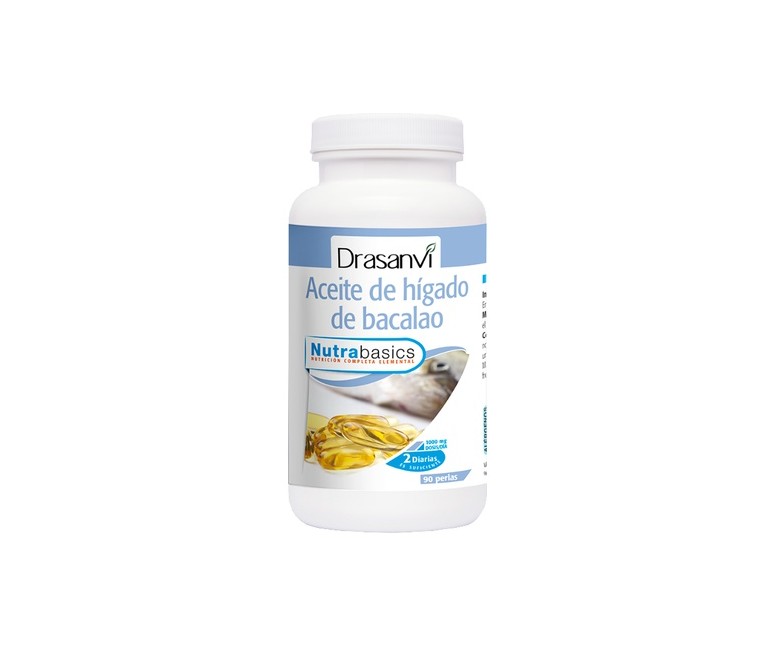 Nutrabasics Hígado de Bacalao 90 perlas Drasanvi