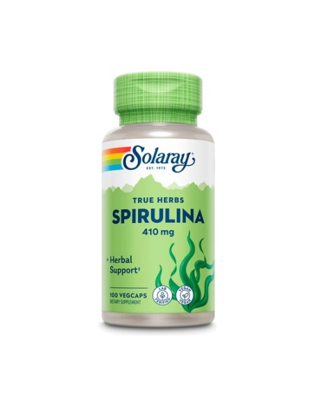 Espirulina 100 cápsulas vegetales Solaray