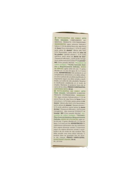 Phytobiopole Mix Esbelt 5 (Retención y Celulitis) 50 ml Intersa