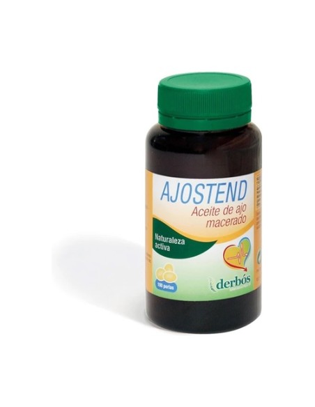 Ajostend (aceite de Ajo Macerado) 100 perlas de 692.02mg Derbós